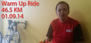 Warm up ride